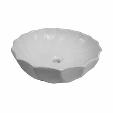 Barclay Anna 18 Inch Swirl Above Counter Lavatory Vessel Sink