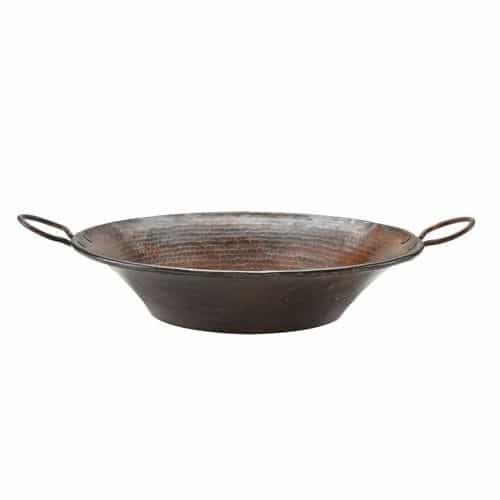 Premier Copper Round Miners Pan Vessel Hammered Copper Sink