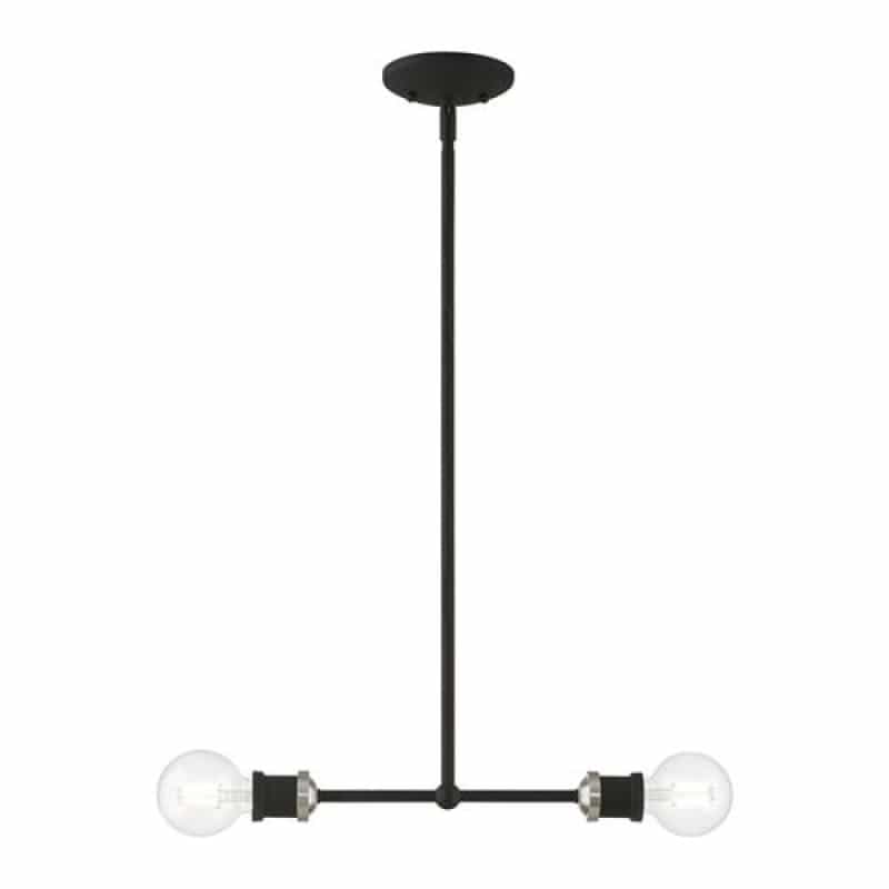 Livex Lighting Lansdale 2-Light Linear Chandelier