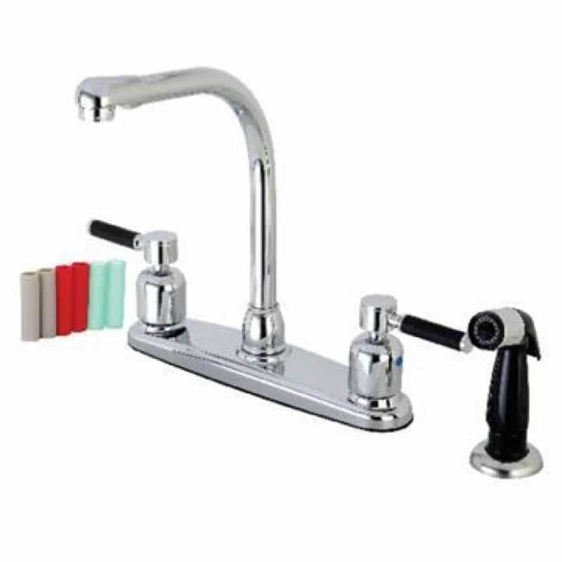 Restorers Kaiser Fb751dkl 8 Inch Kitchen Faucet With Sprayer