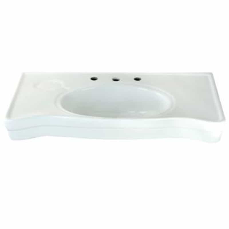 Restorers Imperial Ceramic Console Sink Basin Only - No Legs