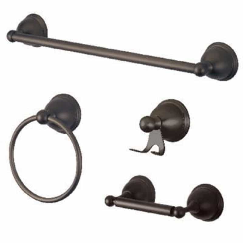 Restorers Restoration Bak3962478 4-Piece Bathroom Accessory Set