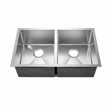 Barclay Geraldine 32 Inch Double Stainless Undermount Kitchen Sink