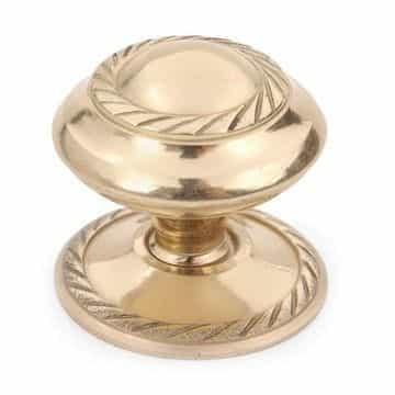 Restorers Brass Braided Knob