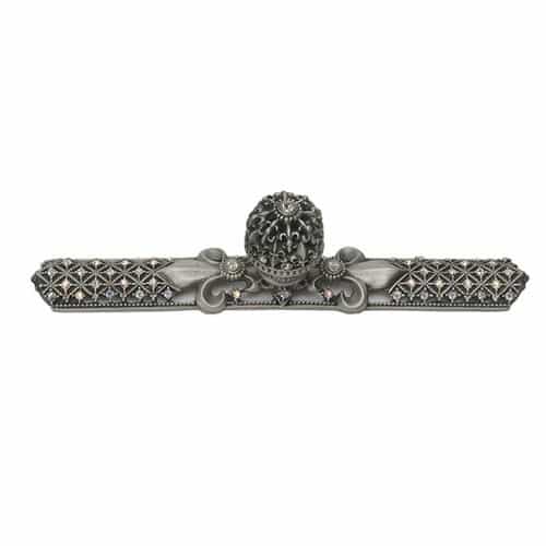 Carpe Diem Versailles Small Dome Knob And Plate With Aurore Swarovski