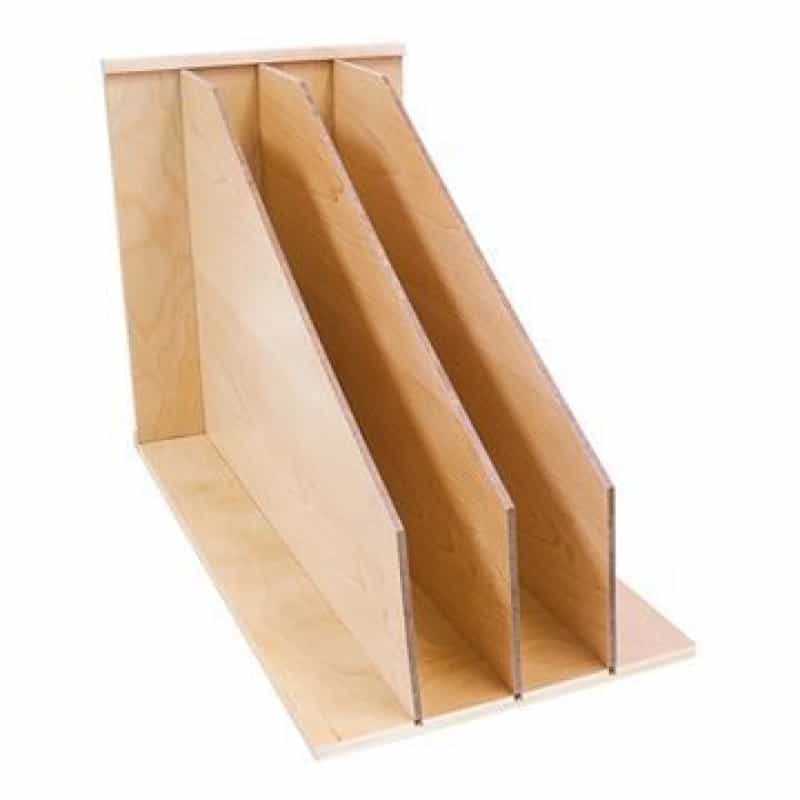 Hardware Resources 3 Section Wood Cabinet Tray Divider