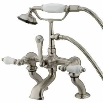 Restorers Vintage 7 Inch Deck Mount Tub Faucet & Hand Shower