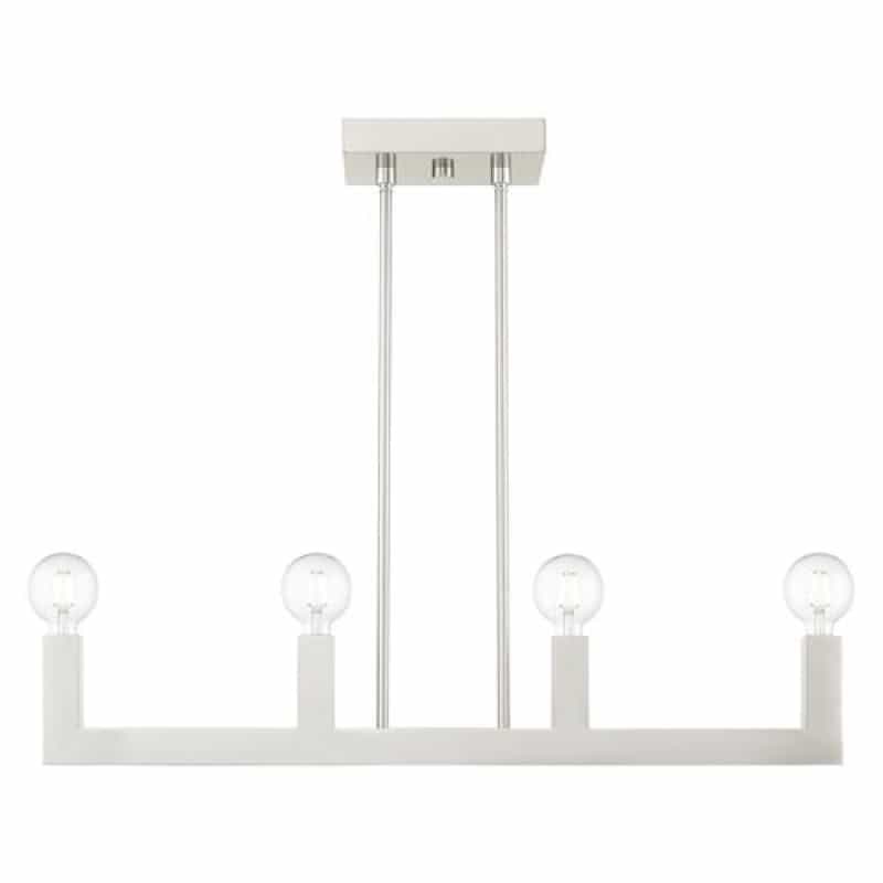 Livex Lighting Solna 4-Light Linear Chandelier