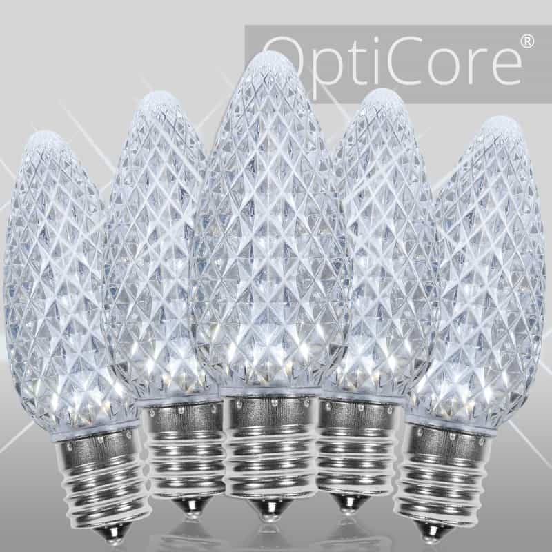 C9 Twinkle Cool White Opticore® Led Bulbs