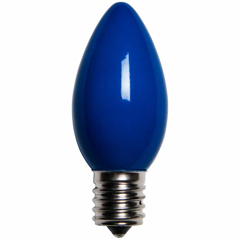 C9 Blue Opaque Bulbs