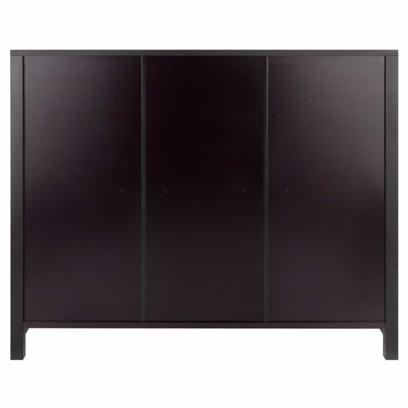 Terrace 2-Section Bookcase, Wide Shelf, Espresso