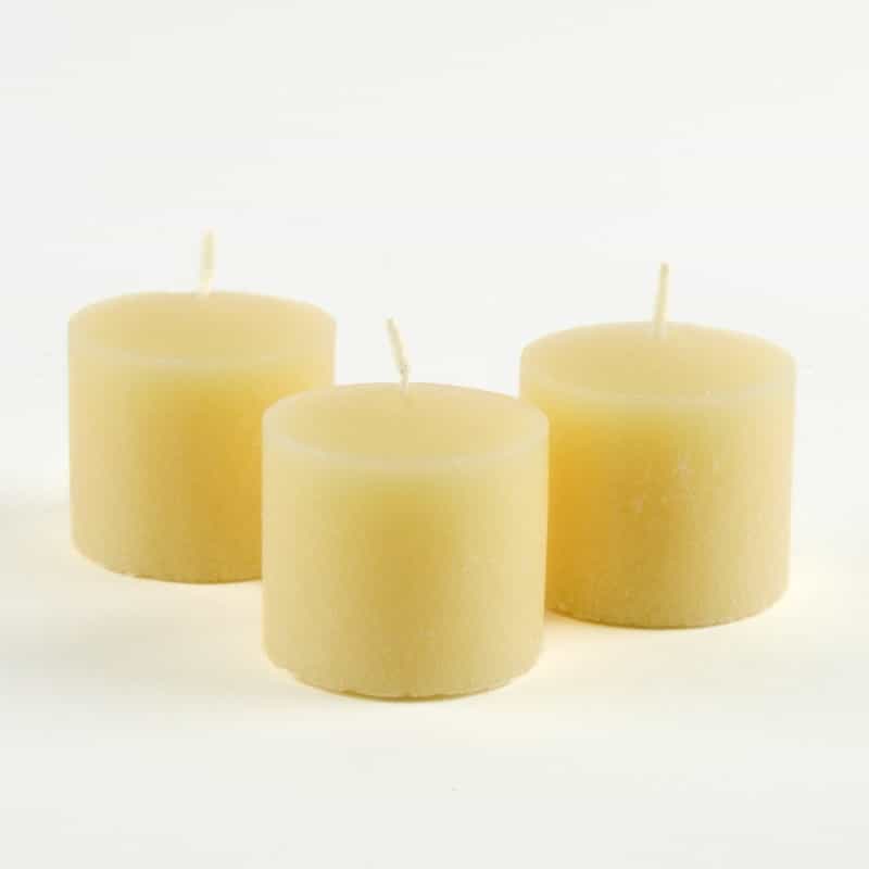 Richland Votive Candles Unscented Ivory 10 Hour Set Of 12