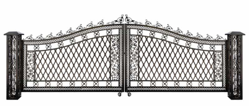 Bridgeton Moore Aluminum Wide Driveway Gate (Kit)