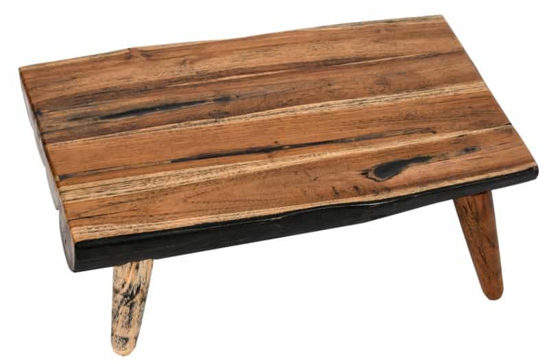 Teak Parisian Style 20X16x8 Inches Cutting Board With Natural Legs