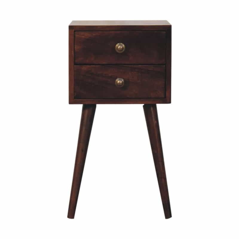 Mini 2 Drawercalifornia Walnut Bedside