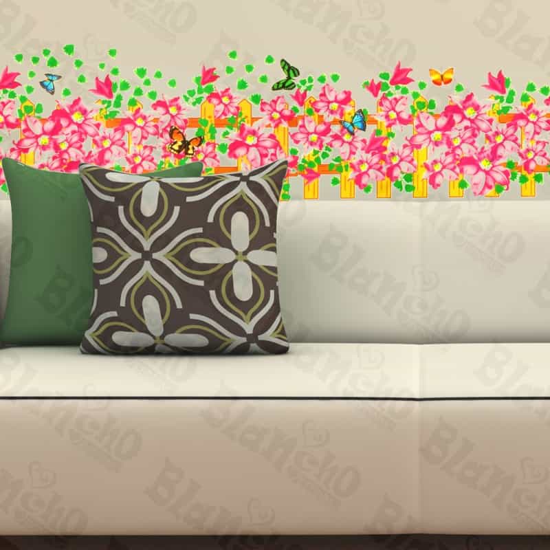 Butterfly Echoes In Blossom - Wall Decals Stickers Appliques Home déCor