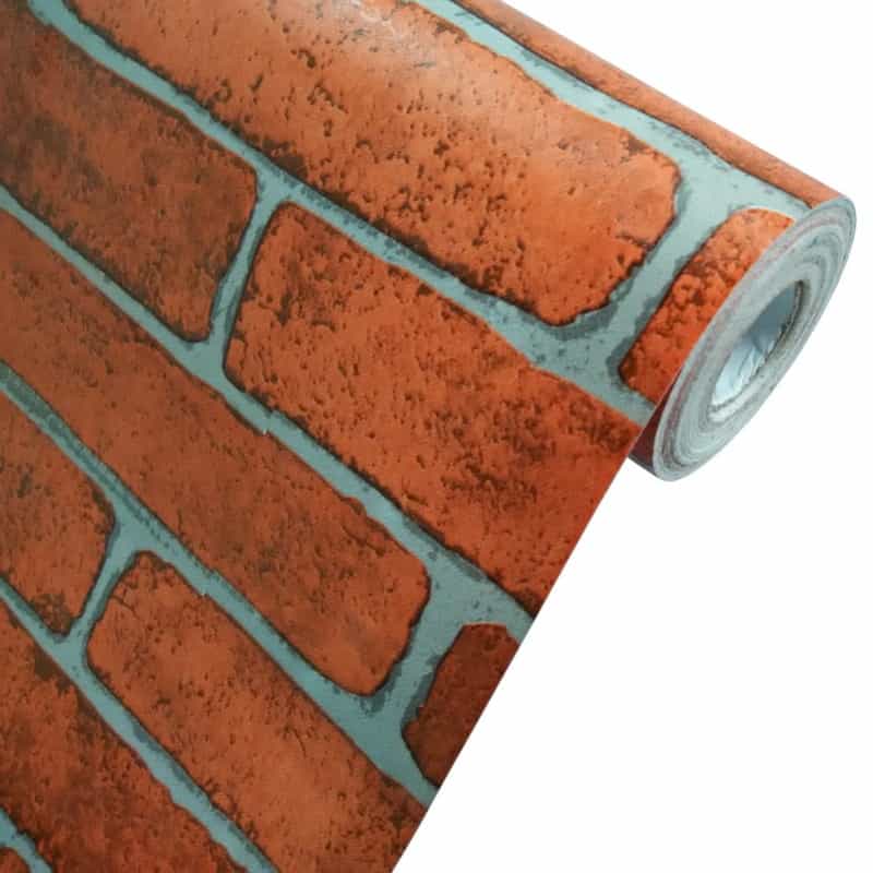 Orange Wall - Self-Adhesive Wallpaper Home Decor