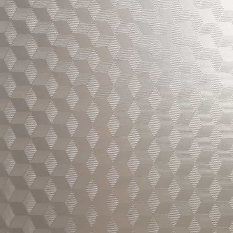 Limpid Rhombus - Self-Adhesive Embossed Window Film Home Decor