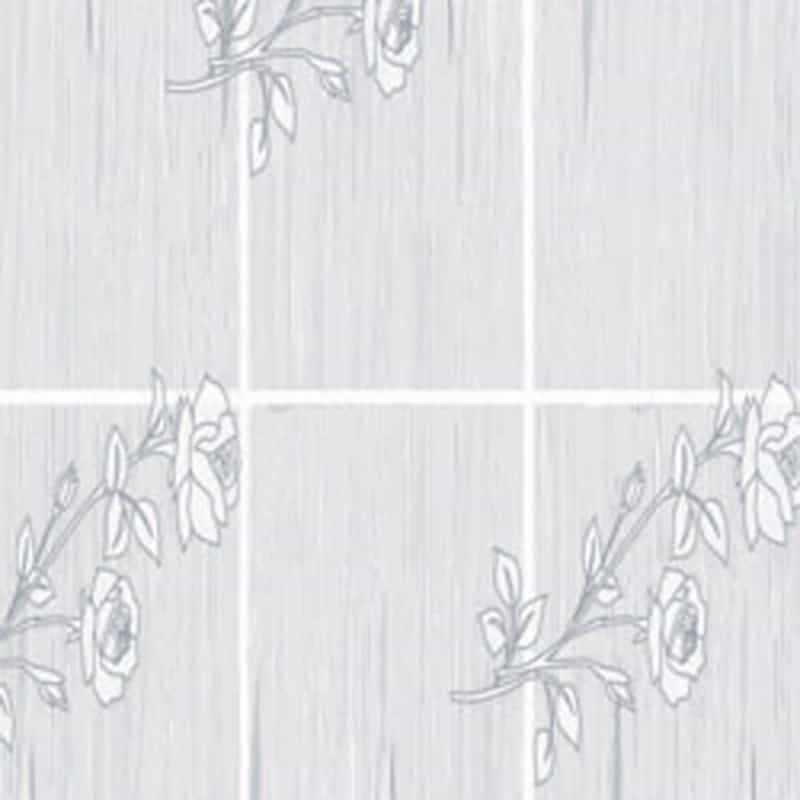 Tartan Flowers- Self-Adhesive Embossed Window Film Home Decor