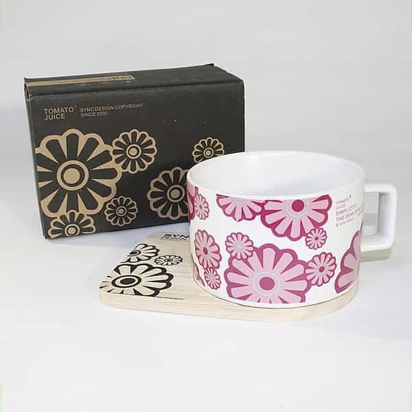 Espresso Cup - Flower Pink