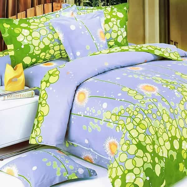 100% Cotton 3Pc Mini Duvet Cover Set - Dandelion Dream