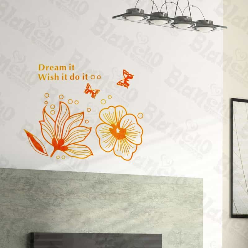 Enormous Flowers- Wall Decals Stickers Appliques Home déCor
