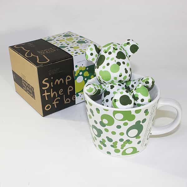 Sync - Stuffed Bear Mug - Bubble Green