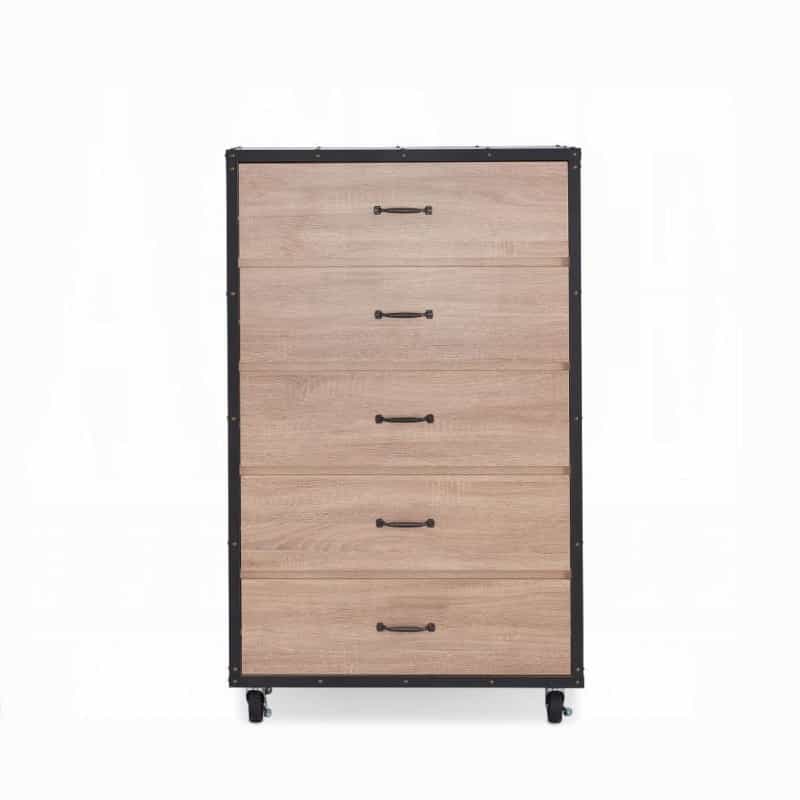 Wooden Chest, Weathered Light Oak Brown