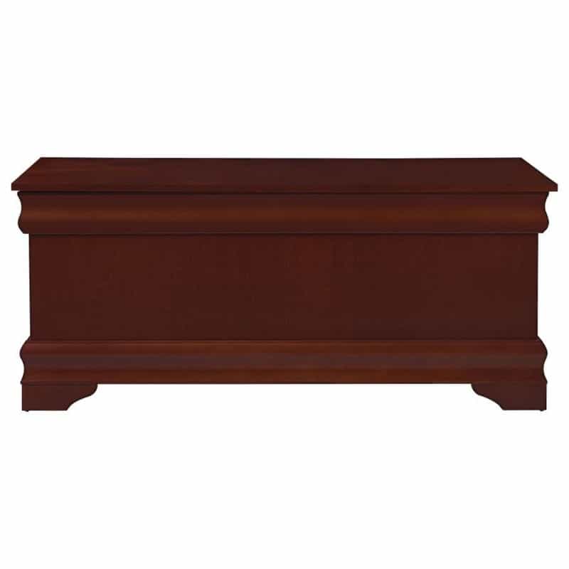 Traditional Style Wooden Cedar Chest, Brown