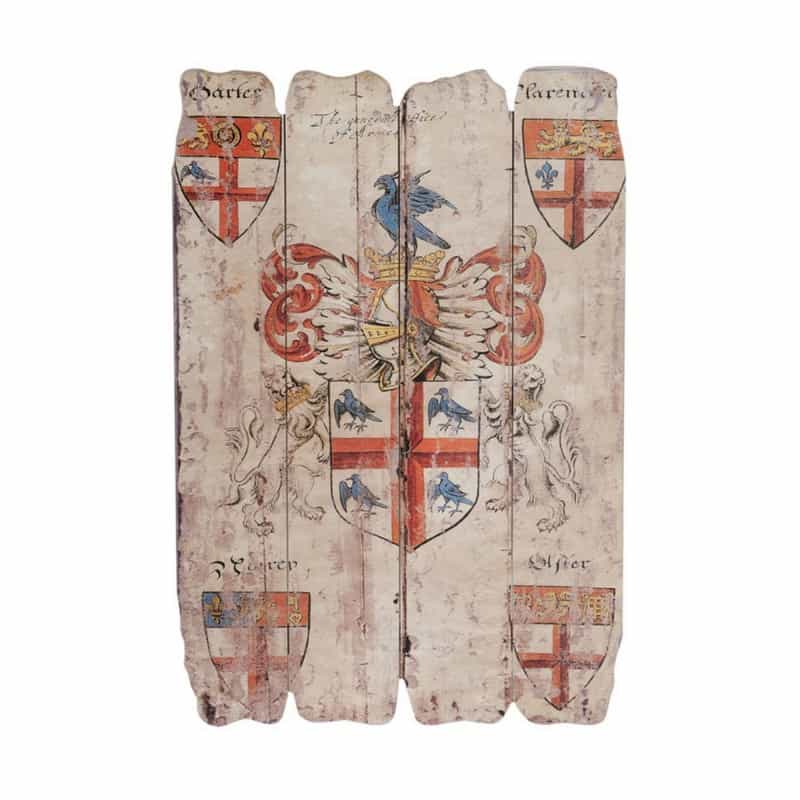 Wooden Wall Plaque, Multicolor, Set Of Two