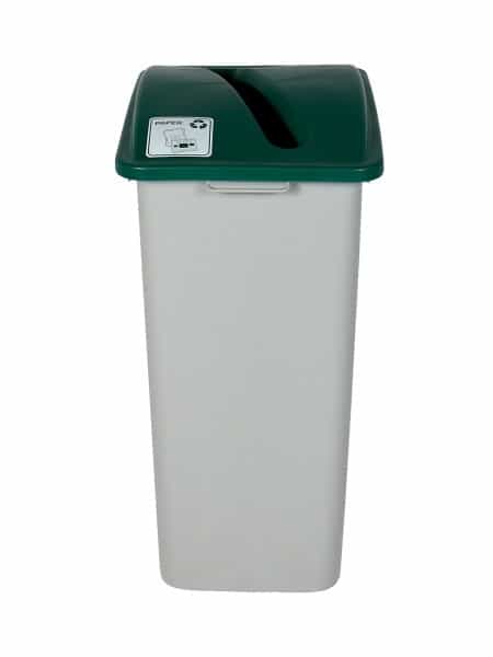 Busch Systems WASTE WATCHER XL Paper Slot Grey-Green Bin