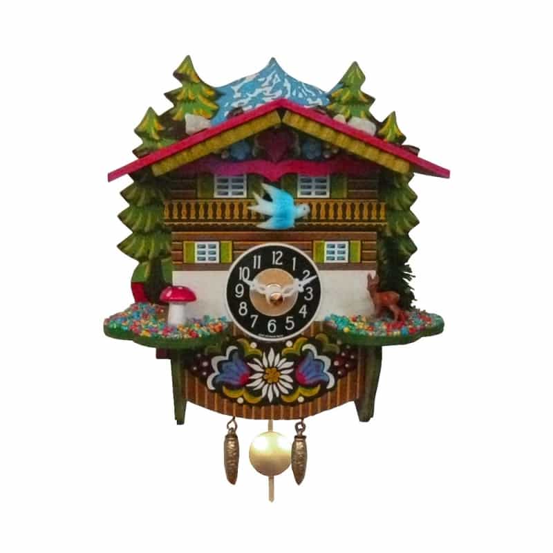 Battery-Operated Clock - Mini Size With Music/Chimes