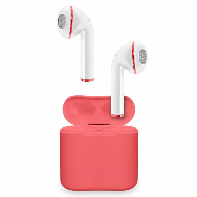 Tw Earbuds W. Charging Case Coral Red