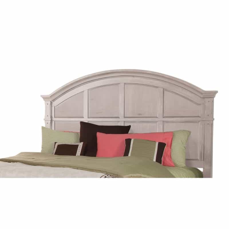 Sedona 6/6 Panel Headboard - Cobblestone White