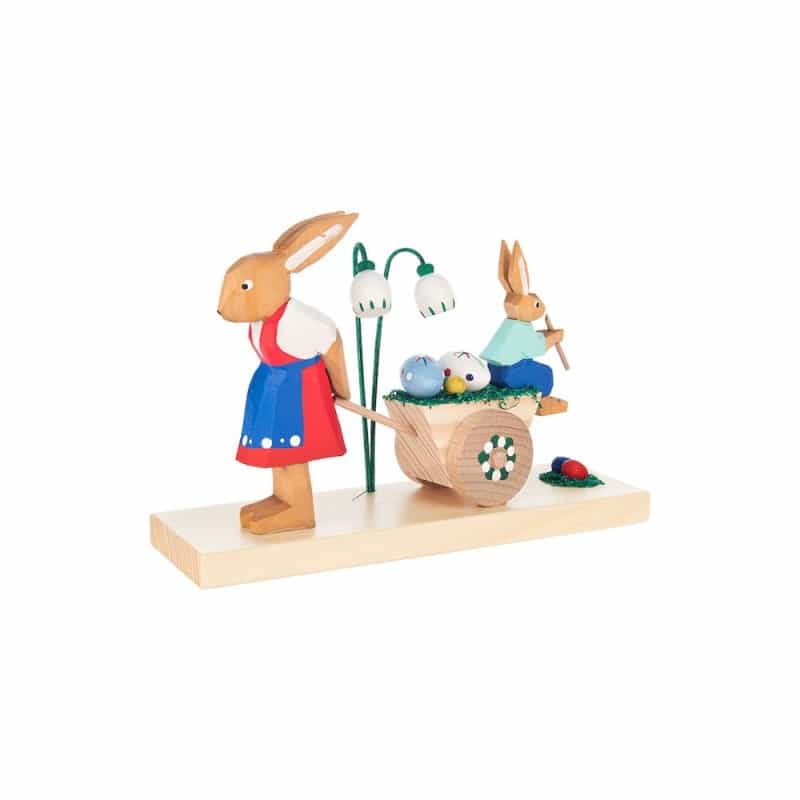 Easter Figures - Rabbit Mother And Son