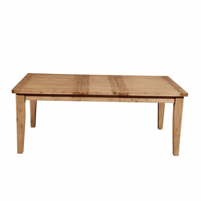 Aspen Extension Dining Table W/Butterfly Leaf, Antique Natural