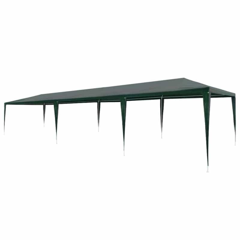 Party Tent Green Steel Frame Large Uv-Resistant Materials