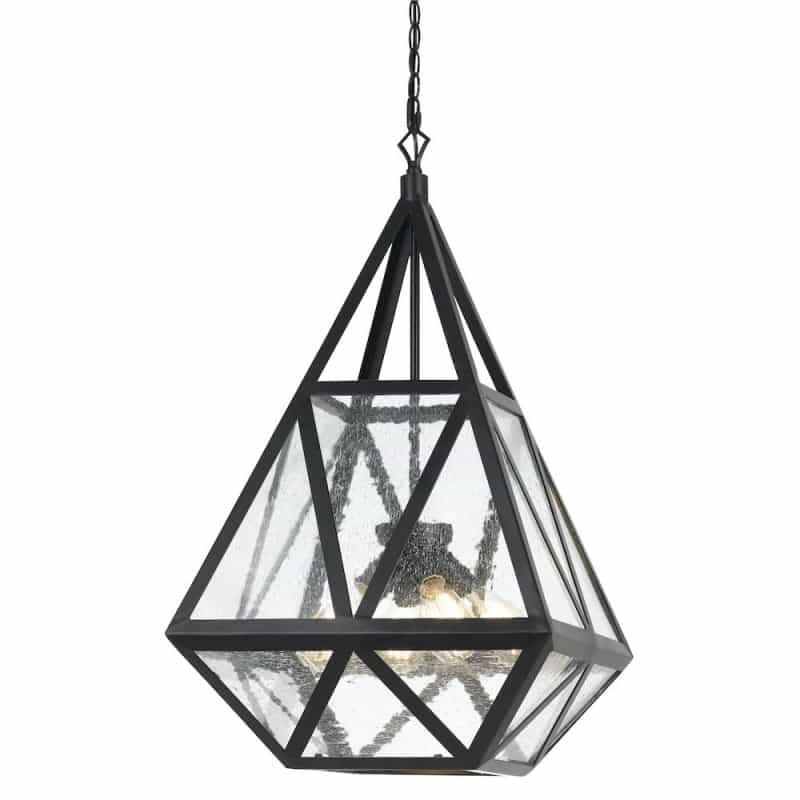 60W X 4 Townsendglass Chandelier (Edison Bulbs Not Included)