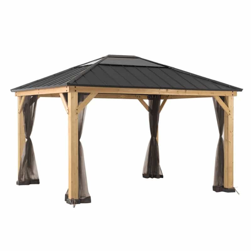 Universal Mosquito Netting For 13 × 15 Ft Wood Framed Gazebos