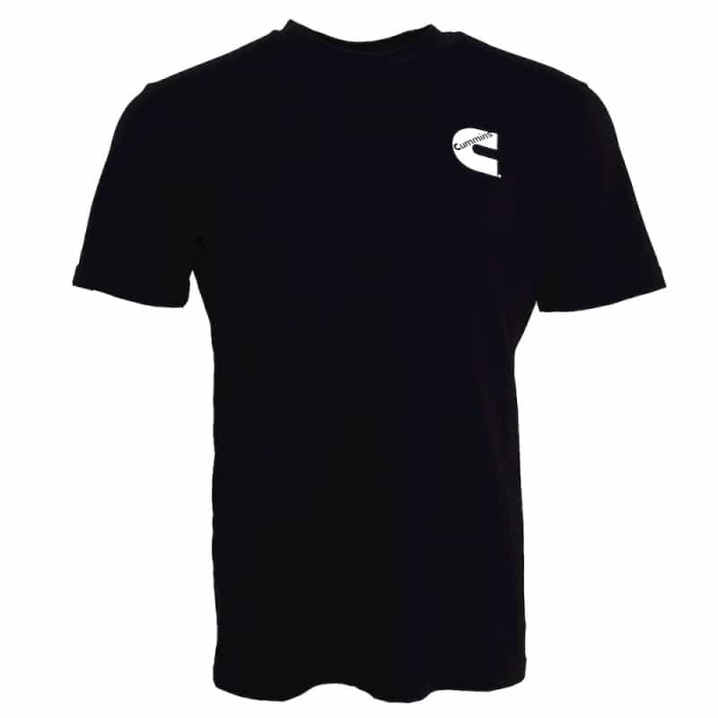Unisex T-Shirt Short Sleeve Black Cotton Tagless Tee L-4Xl