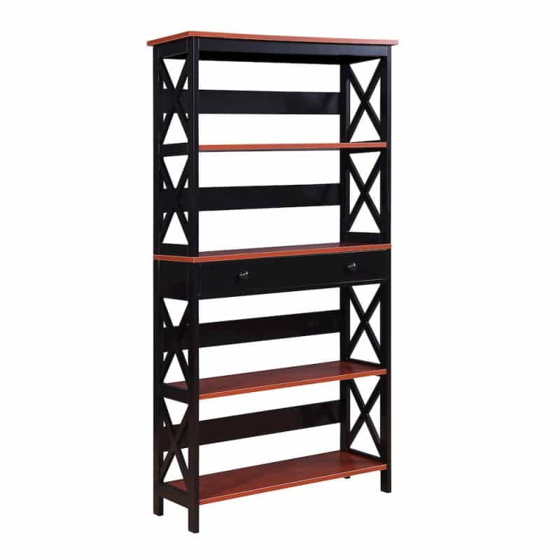 Oxford 5 Tier Bookcase With Drawer