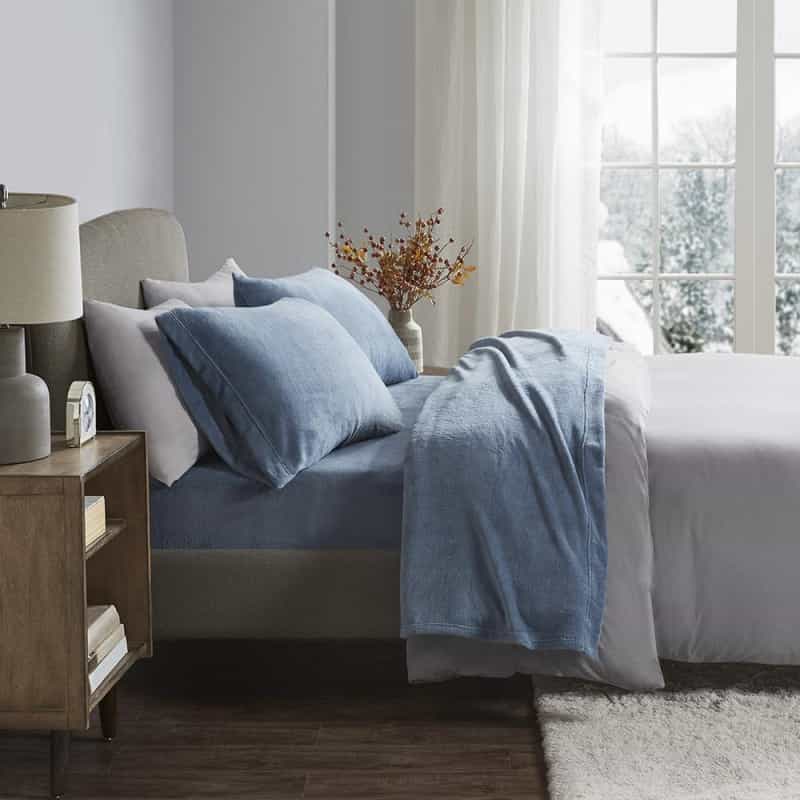 100% Polyester Knitted Plush Sheet Set,Bl20-0456