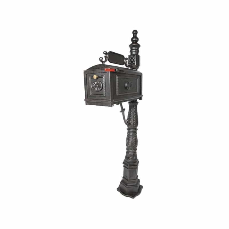 Estate Aluminum Mailbox On Stand