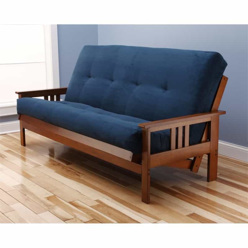Monterey Frame-Barbados Finish-Suede Navy Mattress