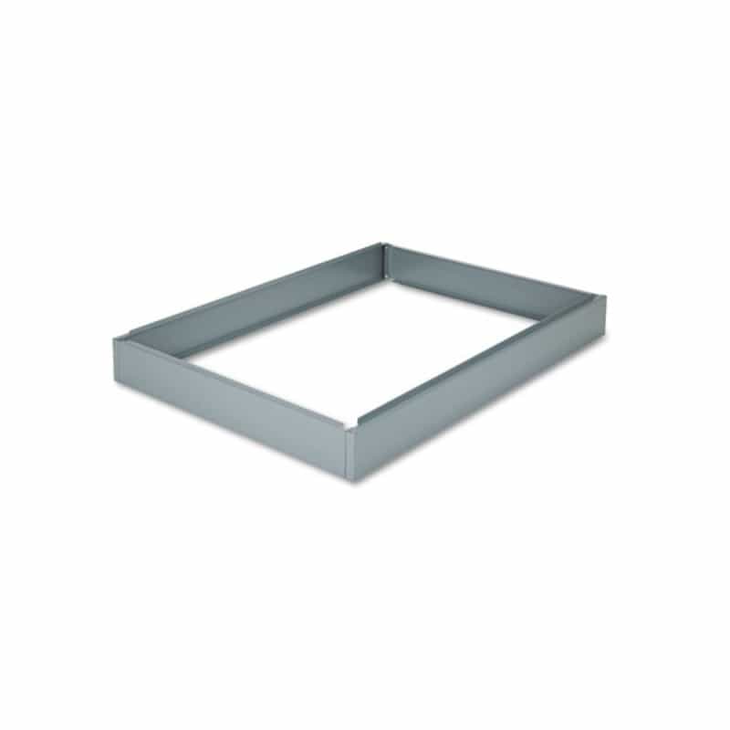Base For Safco Steel Five-Drawer 50" X 38" Stackable Flat Files, 53.5" X 38.75" X 6", Gray