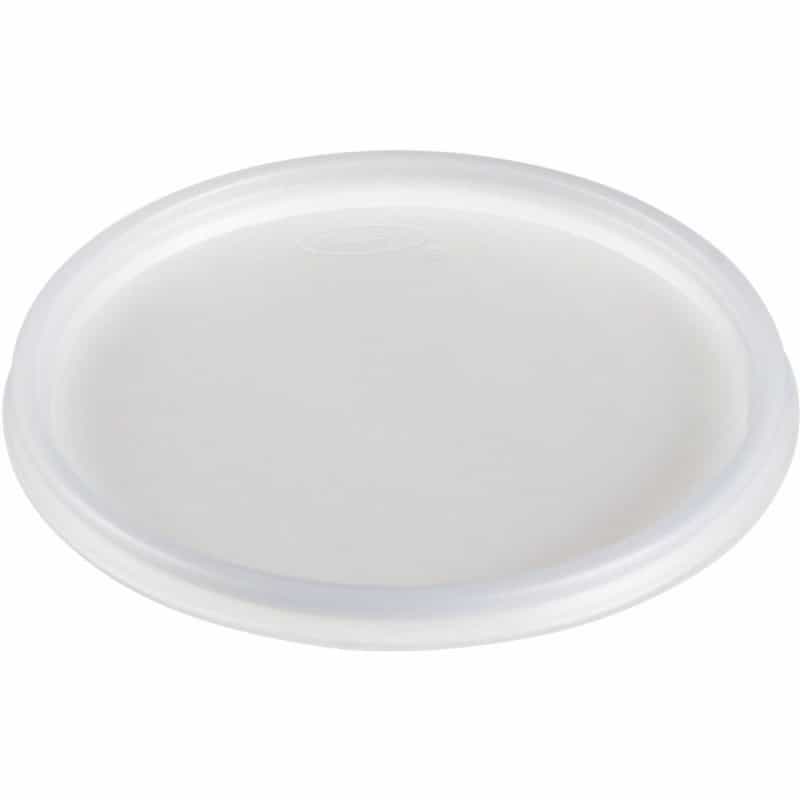Dart 20 Oz Hips Plastic Non-Vented Lid - Translucent - Breakroom - 4.2" Diameter - Translucent - Plastic, Foam, Polystyrene Body - 100/Pack - 10 / Carton