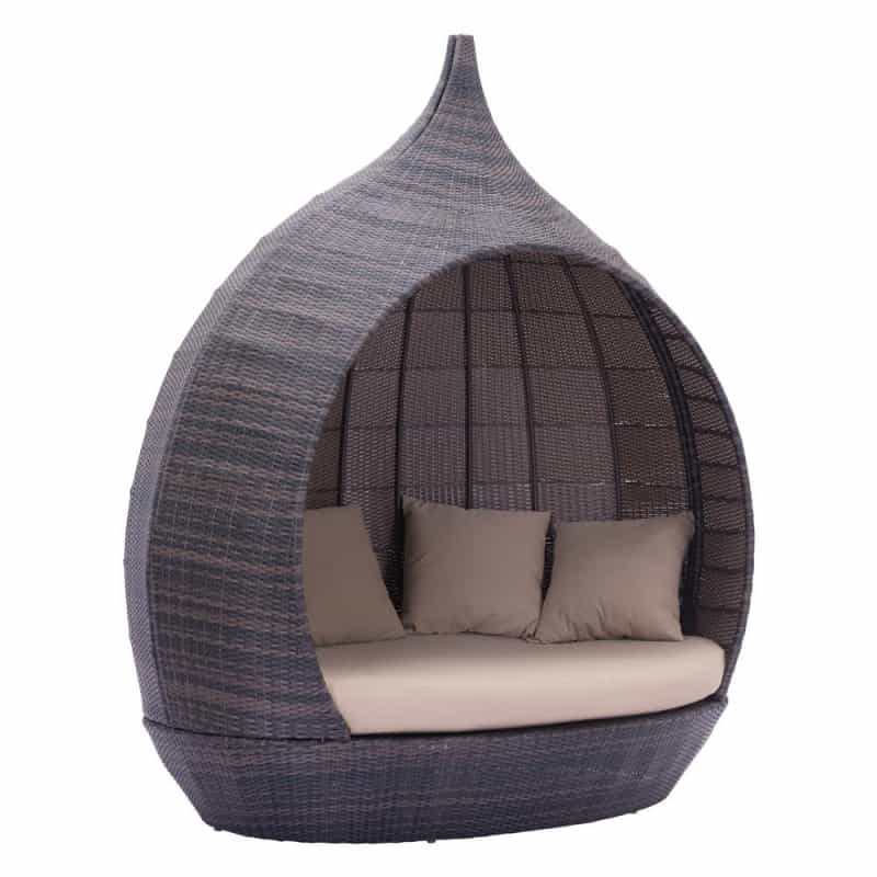 Martinique Beach Daybed Brown & Beige