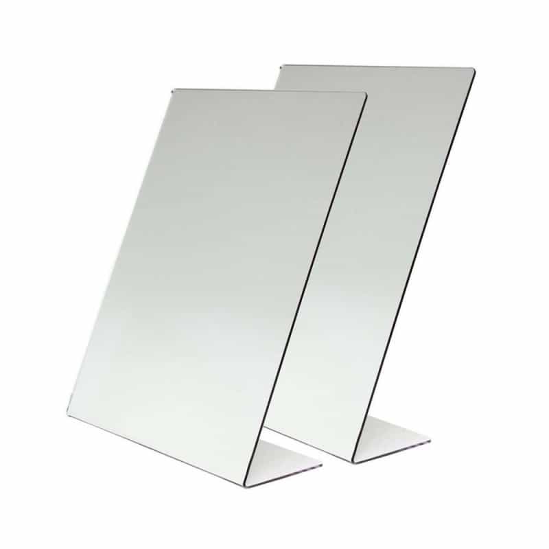 One-Sided Self-Portrait Mirror, 8-1/2" X 11", Pack Of 2
