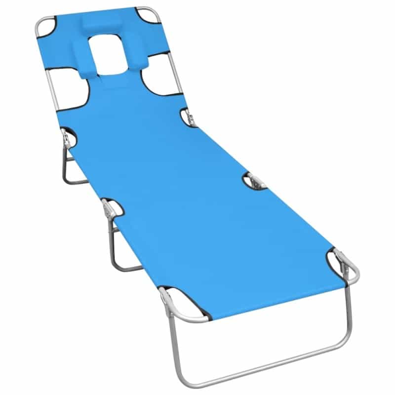 Sun Lounger Turquoise Blue