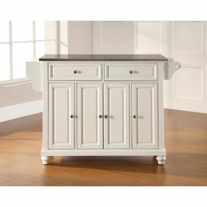 Cambridge Stainless Steel Top Full Size Kitchen Island/Cart